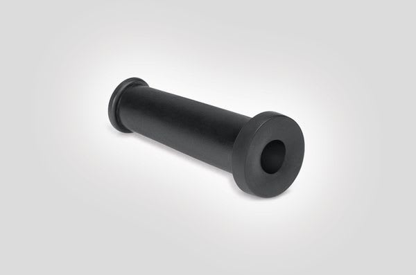 Hellermanntyton - Passe-Fils Anti-Pliure PVC-FR, retardateur de flamme, Noir, HV2101A