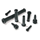 Hellermanntyton - Passe-Fils Anti-Pliure PVC-FR, retardateur de flamme, Noir, HV2209