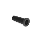 Hellermanntyton - Passe-Fils Anti-Pliure PVC-FR, retardateur de flamme, Noir HV2210