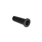 Hellermanntyton - Passe-Fils Anti-Pliure PVC-FR, retardateur de flamme, Noir HV2210