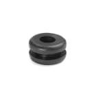 Hellermanntyton - Passe-Fils pour Panneaux PVC-FR, retardateur de flamme, Noir, HV1101