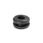 Hellermanntyton - Passe-Fils pour Panneaux PVC-FR, retardateur de flamme, Noir, HV1101