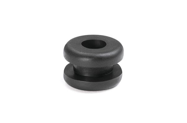 Hellermanntyton - Passe-Fils pour Panneaux PVC-FR, retardateur de flamme, Noir, HV1201