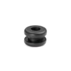 Hellermanntyton - Passe-Fils pour Panneaux PVC-FR, retardateur de flamme, Noir, HV1201