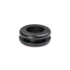 Hellermanntyton - Passe-Fils pour Panneaux PVC-FR, retardateur de flamme, Noir, HV1203