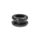 Hellermanntyton - Passe-Fils pour Panneaux PVC-FR, retardateur de flamme, Noir, HV1204