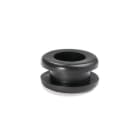 Hellermanntyton - Passe-Fils pour Panneaux PVC-FR, retardateur de flamme, Noir, HV1204