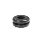 Hellermanntyton - Passe-Fils pour Panneaux PVC-FR, retardateur de flamme, Noir, HV1207