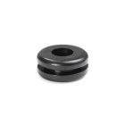 Hellermanntyton - Passe-Fils pour Panneaux PVC-FR, retardateur de flamme, Noir, HV1207