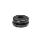 Hellermanntyton - Passe-Fils pour Panneaux PVC-FR, retardateur de flamme, Noir, HV1216