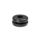 Hellermanntyton - Passe-Fils pour Panneaux PVC-FR, retardateur de flamme, Noir, HV1216