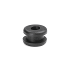 Hellermanntyton - Passe-Fils pour Panneaux PVC-FR, retardateur de flamme, Noir, HV1218