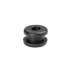 Hellermanntyton - Passe-Fils pour Panneaux PVC-FR, retardateur de flamme, Noir, HV1218