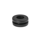 Hellermanntyton - Passe-Fils pour Panneaux PVC-FR, retardateur de flamme, Noir, HV1303