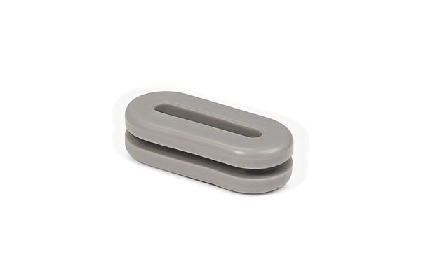 Hellermanntyton - Passe-Fils pour Panneaux PVC-FR, retardateur de flamme, Gris, HV1607