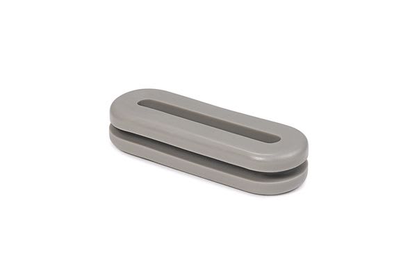 Hellermanntyton - Passe-Fils pour Panneaux PVC-FR, retardateur de flamme, Gris, HV1608
