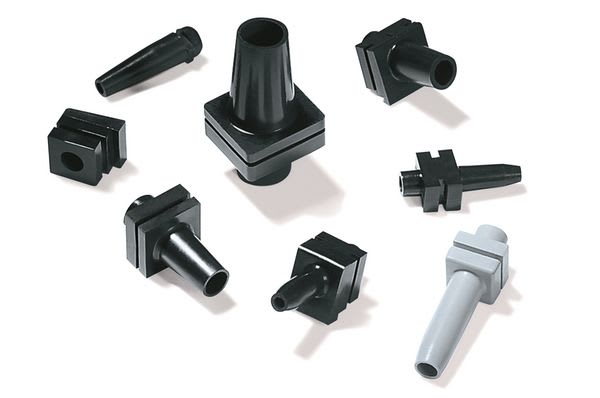 Hellermanntyton - Passe-Fils Arrêt Traction PVC Noir, H126