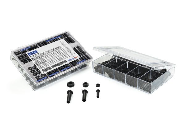 Hellermanntyton - Passe-Fils Anti-Pliure Bte Assort