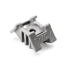 Hellermanntyton - Embase double à visser trou Ø 6 mm en PA66HIRHS gris - S2CM25