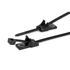 Hellermanntyton - Lanière 390x7.6mm avec embase à visser M6 en PA66HIRHS noir - T120RHDM6