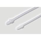 Hellermanntyton - Lanière à pied ancre 210x4.6mm pour trou Ø 6.2 à 6.4 en PA66 Naturel -T50SSSFM