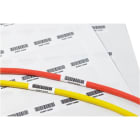 Hellermanntyton - Etiquettes auto-protégée, format A4, impression laser, blanc, pour Ø 5,1 à 10,1