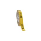 Hellermanntyton - Bande continue 1213 en vinyle imprimable, jaune, largeur 40 mm, longueur 50 m