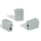 Hellermanntyton - Borne de raccordement de câble pour luminaire 1R/1S X100 Gris
