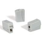 Hellermanntyton - Borne de raccordement de câble pour luminaire 1R/1S X100 Gris
