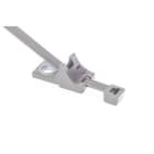 Hellermanntyton - Lanière de fixation 390x7.6mm avec embase à visser M8 en PA46 gris- T120RHDM8