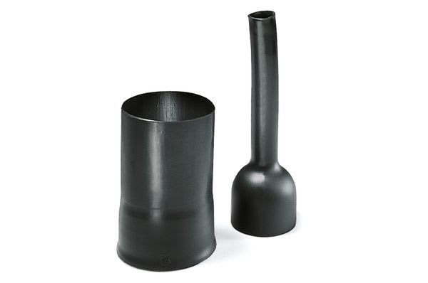 Hellermanntyton - Embout thermo droit avec adhésif, Ø entrée/sortie 25.6 /15 / 25.6 /7.4 mm