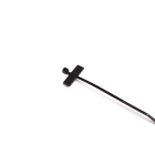 Hellermanntyton - Collier de serrage avec plaque d'identification 25x8, noir, longueur 100 mm