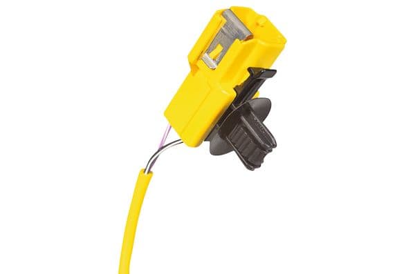Hellermanntyton - Clip pour connecteur à pied sapin pour trou oblong en PA66HIRHS noir-YCCFT62x122