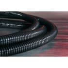 Hellermanntyton - Gaine annelée CTT, Ø nominal 24, PTFE, noir, rouleau de 25 mètres