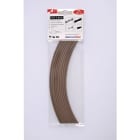 Hellermanntyton - Gaine thermorétractable HIS-3-BAG 3/1, marron, 10 longueur de 200mm en sachet