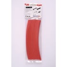 Hellermanntyton - Gaine thermorétractable  HIS-3-BAG 6/2, rouge, 10 longueur de 200mm en sachet
