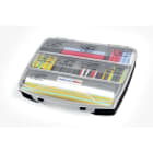Hellermanntyton - Manchons thermo en coffret SHRINKIT321 UNIVERSAL BASIC, 3/1, multi-couleurs