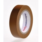Hellermanntyton - Ruban adhésif Isolant PVC HelaTape Flex 15 - Marron 15x10
