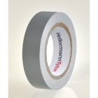 Hellermanntyton - Ruban adhésif Isolant PVC HelaTape Flex 15 - Gris 15x10