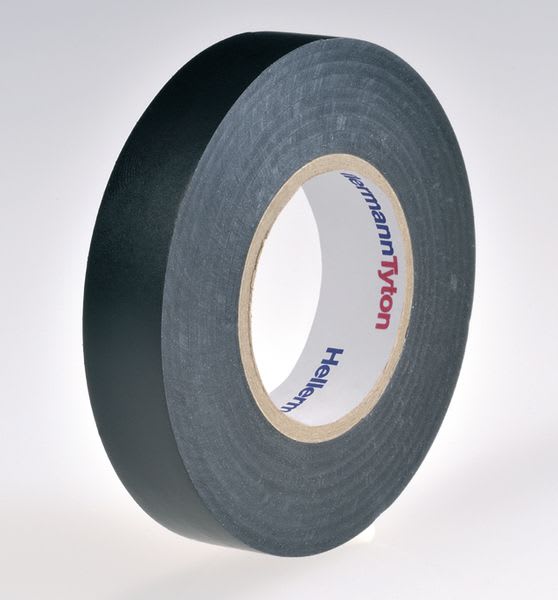Hellermanntyton - Ruban adhésif Isolant PVC HelaTape Flex 15 - Noir 15x25