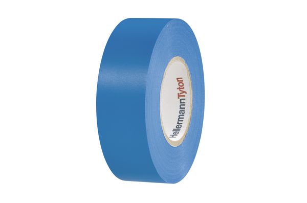 Hellermanntyton - Ruban adhésif Isolant PVC HelaTape Flex 15 - Bleu 19x20