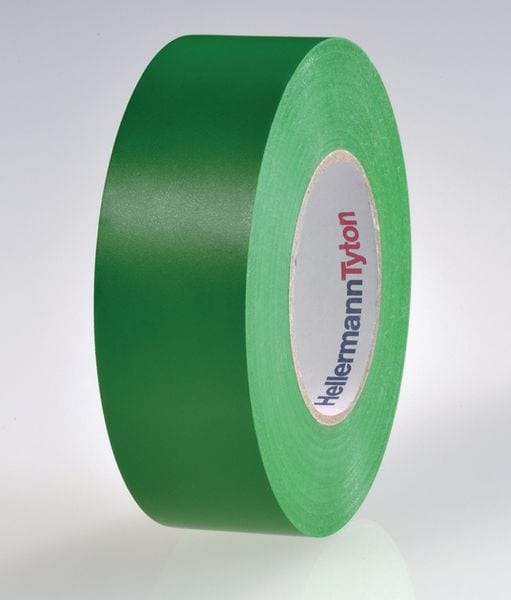 Hellermanntyton - Ruban adhésif Isolant PVC HelaTape Flex 15 - Vert 25x25