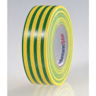 Hellermanntyton - Ruban adhésif Isolant PVC HelaTape Flex 15 - Jaune / Vert 25x25