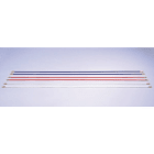 Hellermanntyton - Tire-fils CableScout+, paire de tiges blanches très rigides 1Mx6