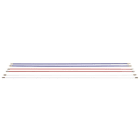 Hellermanntyton - Tire-fils CableScout+, paire de tiges blanches très souples 1Mx5