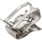 Hellermanntyton - Clip métallique pour bord de tôle et Ø toron 5 à 7.6 mm en Inox SS316 - MSC2