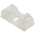 Hellermanntyton - Embase à visser 21x9.5 mm avec trou central Ø 4.5 mm en PA66 naturel - CTQM5