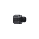 Hellermanntyton - Raccord droit HG-S, Ø nominal 54, PG42, polyamide 6.6 (PA66), noir, sachet 2 pcs