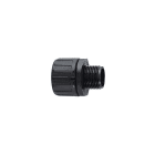 Hellermanntyton - Raccord droit HG-S, Ø nominal 13, PG7, polyamide 6.6 (PA66), noir, sachet 10 pcs
