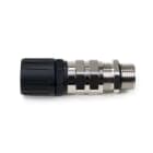 Hellermanntyton - Presse-étoupe HG-SCG, Ø nominal 21, M20, PA66/Laiton nickelé, noir,sachet 10 pcs